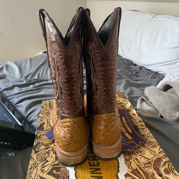 Tanner Mark 10.5 Square Toe Cowboy Boot - Picture 2 of 7